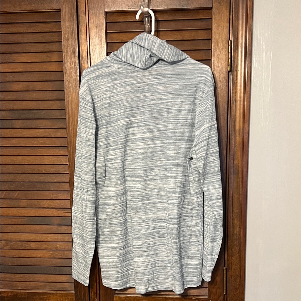 Buckle Gray/Green/Blue Striped Hoodie - Picture 2 of 4